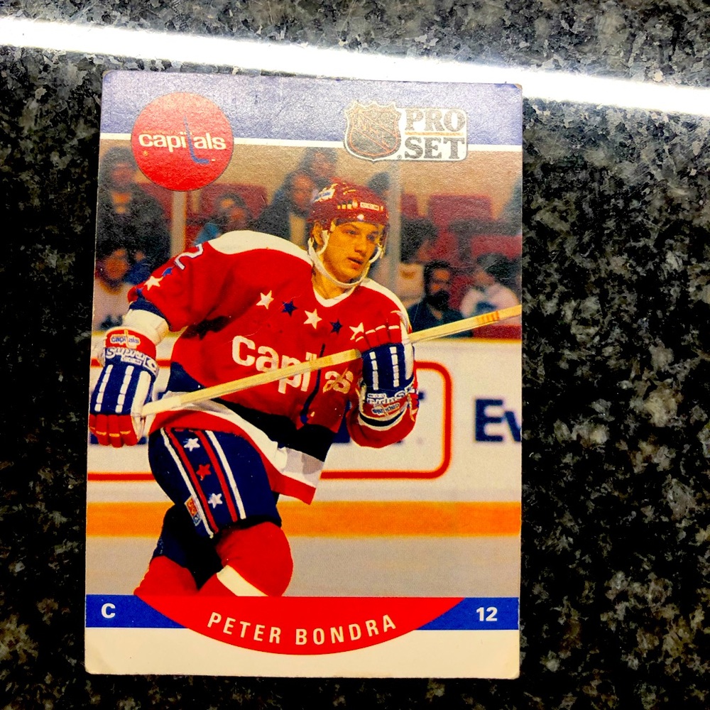 Peter Bondra Pro Set 1990 Rare Rookie Card #645!!